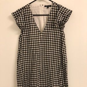 NWT Madewell Gingham Ruffle Dress